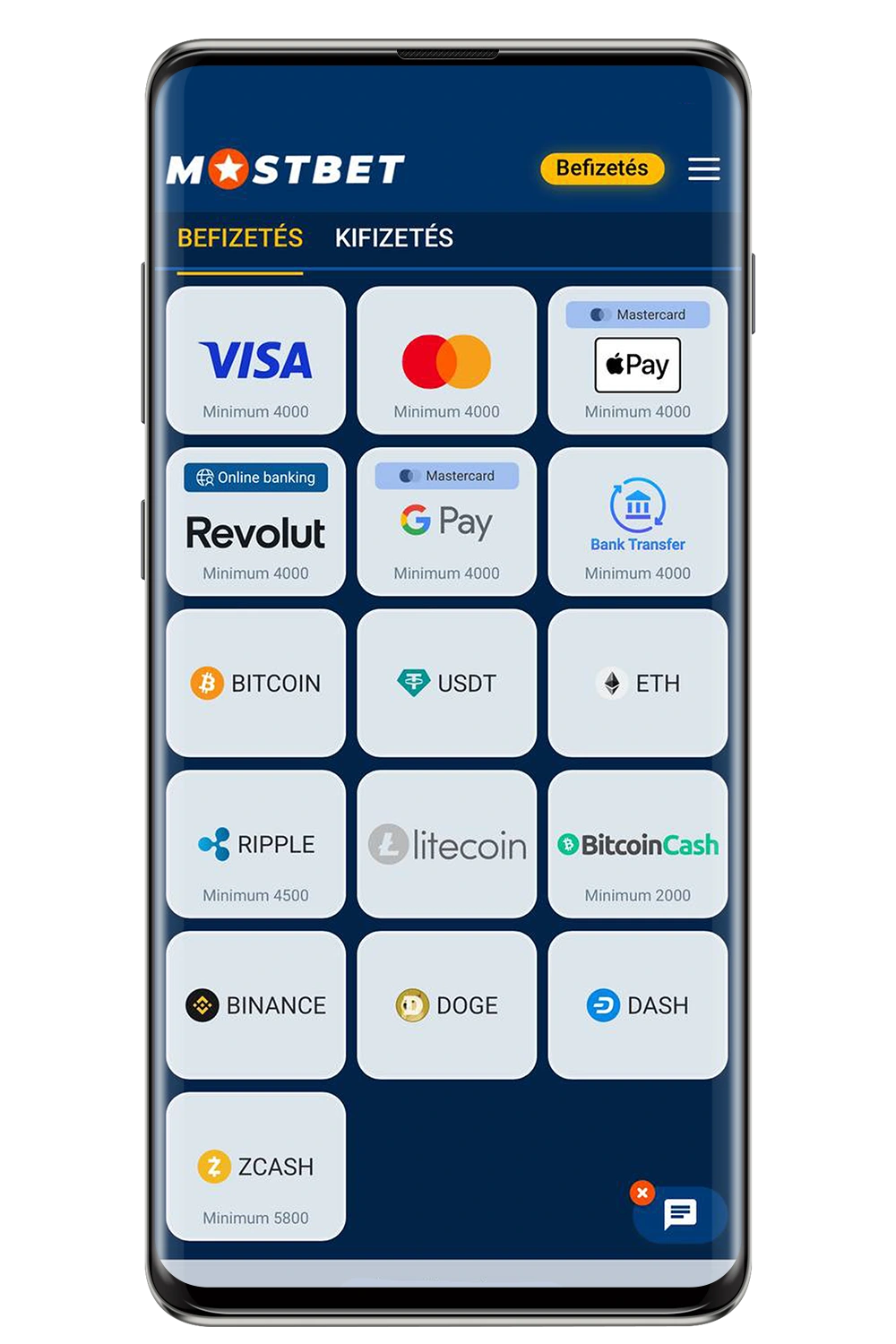Képernyőfelvétel a hivatalos weboldalról